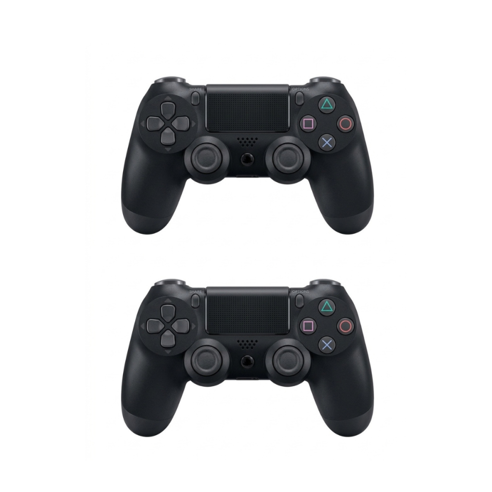 PACK DE DEUX Manettes Playstation 4 / COMPATIBLE PS4 / Noir