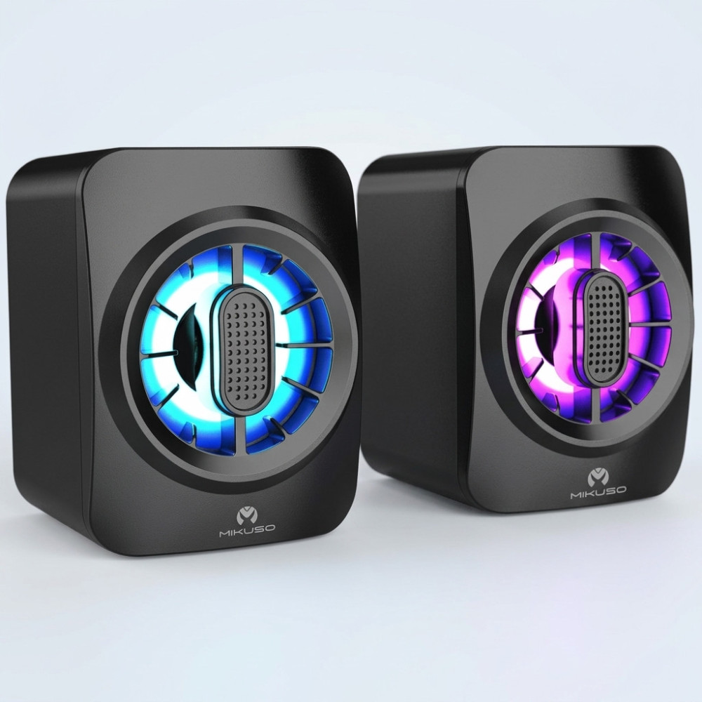 Haut Parleur Bluetooth Mikuso MS-054 RGB Noir