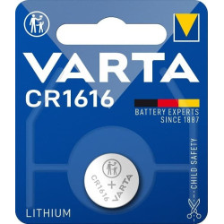 Pile bouton Lithium Varta CR1616 3V