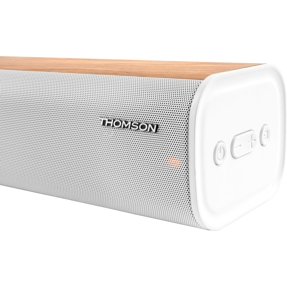 Barre De Son Bluetooth THOMSON COSY SB400BT 100 W RMS (300 W max) / Blanc/Bois
