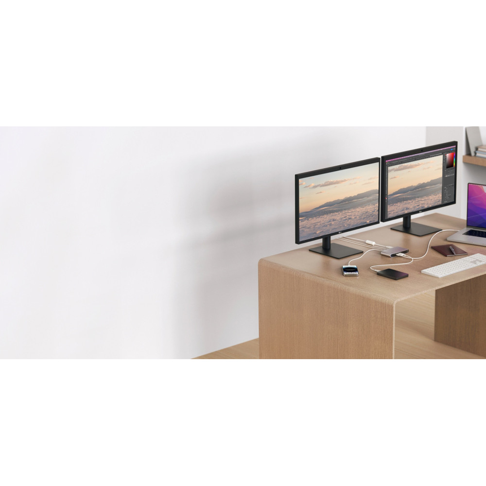 Hub Belkin 5-en-1 Thunderbolt 4 Core / Gris