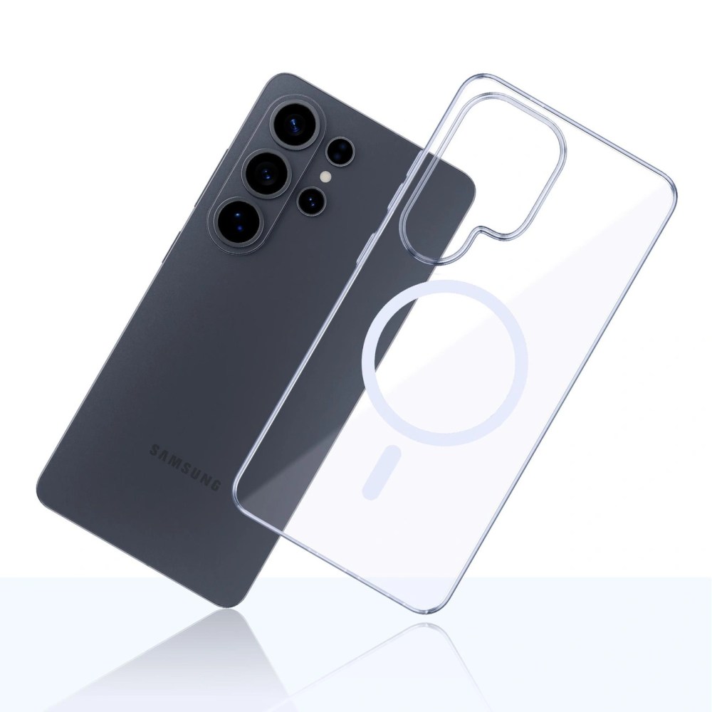 Étui magnétique transparent 3mk pour Samsung Galaxy S26 Ultra