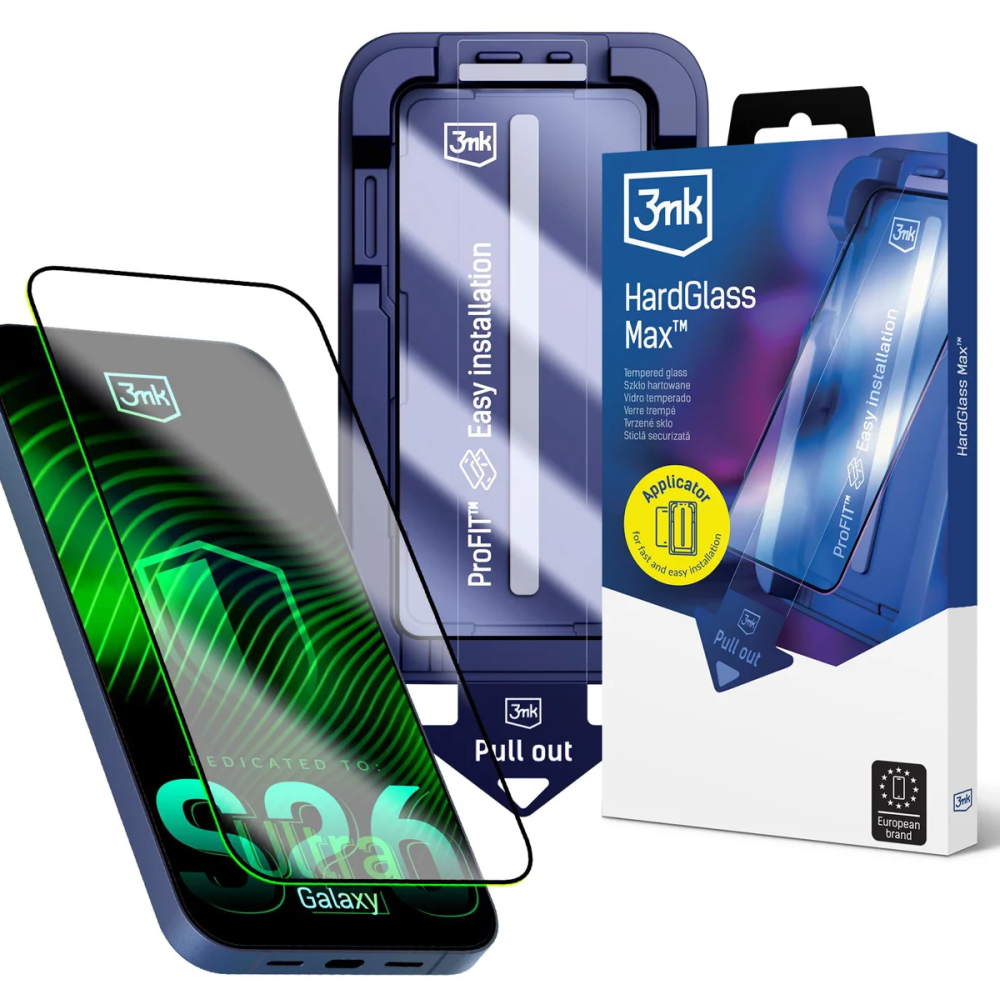 Verre trempé 3mk Hardglass Max Samsung Galaxy S26 Ultra