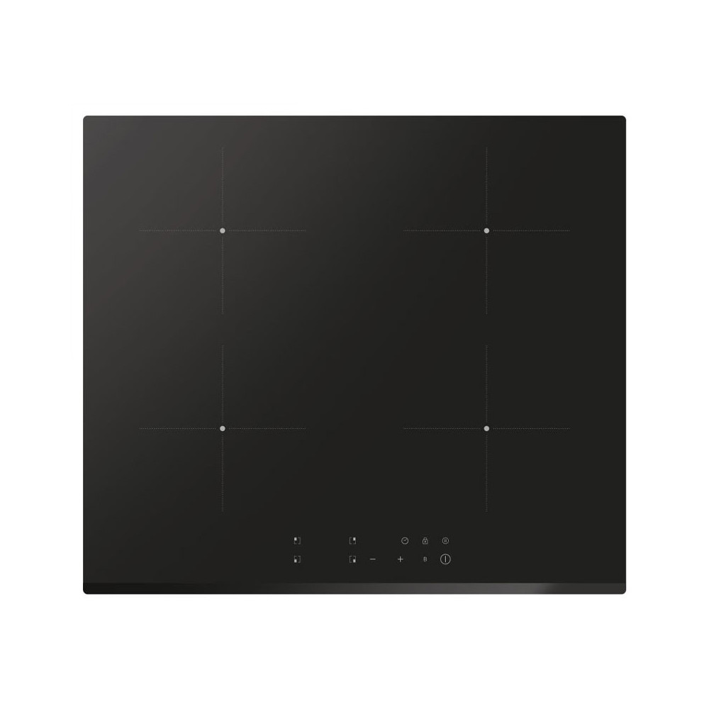 Plaque de Cuisson Encastrable HOOVER  4Feux / 60 cm / HI624TCT-1 / Noir