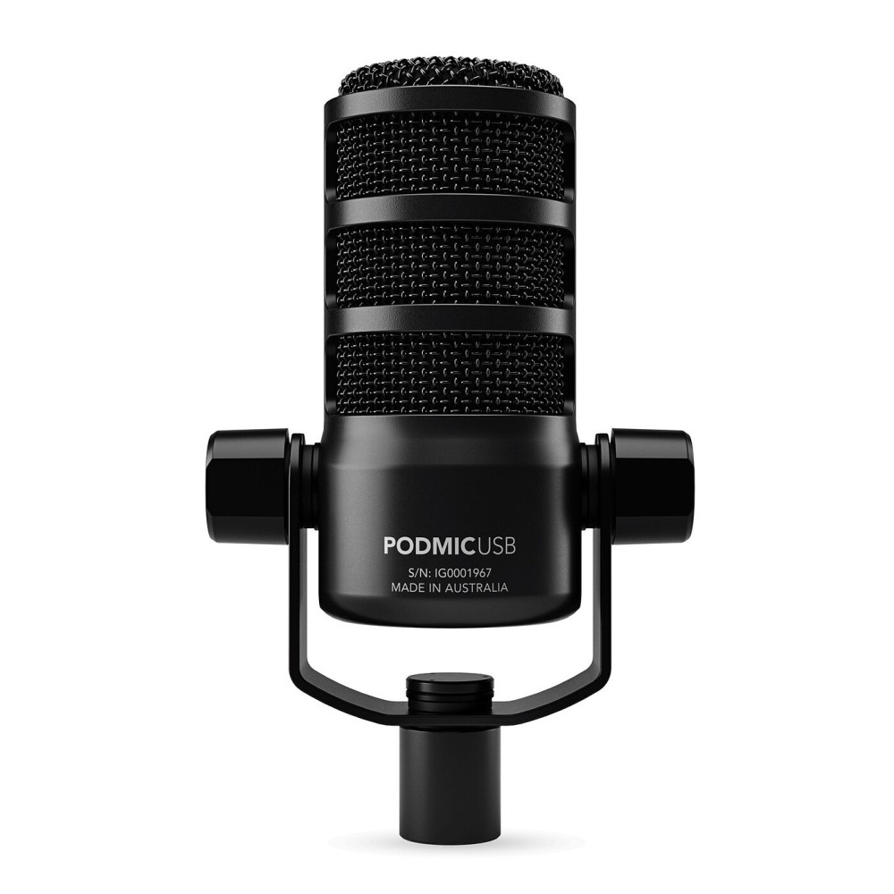 Microphone RODE dynamique polyvalent de diffusion Avec connectivité XLR et USB / Noir
