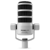 Microphone RODE dynamique polyvalent de diffusion Avec connectivité XLR et USB / Blanc