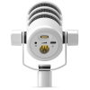 Microphone RODE dynamique polyvalent de diffusion Avec connectivité XLR et USB / Blanc