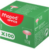 100x Punaises couleurs Maped 10 mm