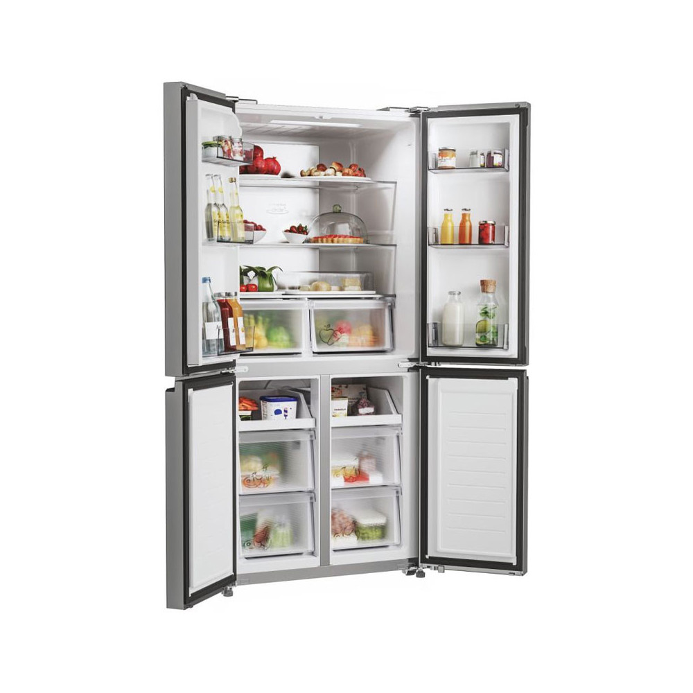 Réfrigérateur side by side CANDY 4 PORTES 467 Litres No Frost / CFQQ5T817EPS / silver