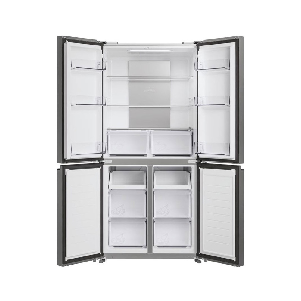 Réfrigérateur side by side CANDY 4 PORTES 467 Litres No Frost / CFQQ5T817EPS / silver