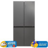 Réfrigérateur side by side CANDY 4 PORTES 467 Litres No Frost / CFQQ5T817EPS / silver