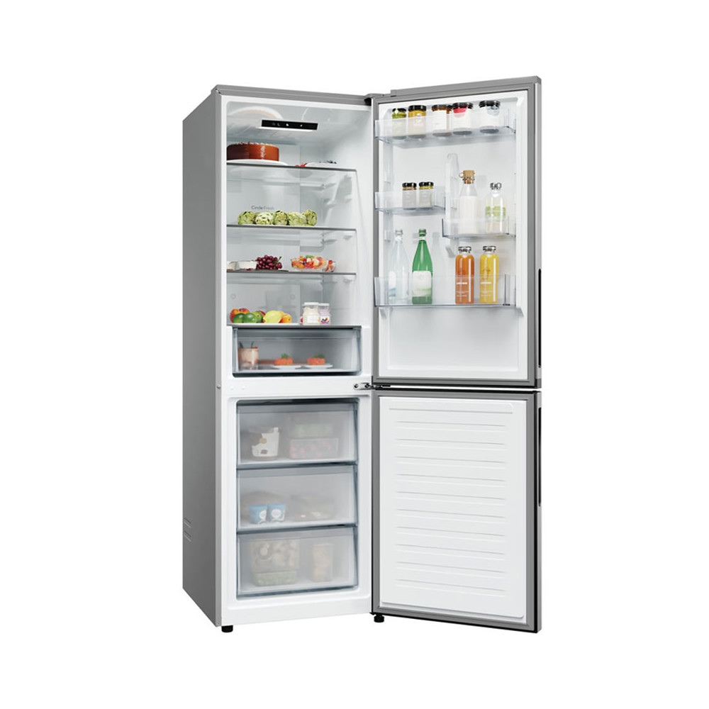 Réfrigérateur combiné CANDY 355 Litres No Frost / CNCQ2T618EXMA / INOX
