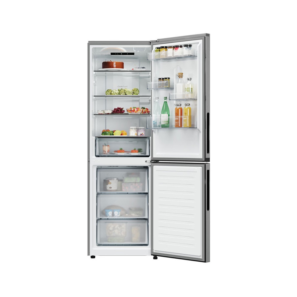 Réfrigérateur combiné CANDY 355 Litres No Frost / CNCQ2T618EXMA / INOX