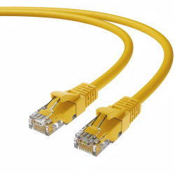 Câble réseau Cat6 U/UTP 0.25M / Jaune