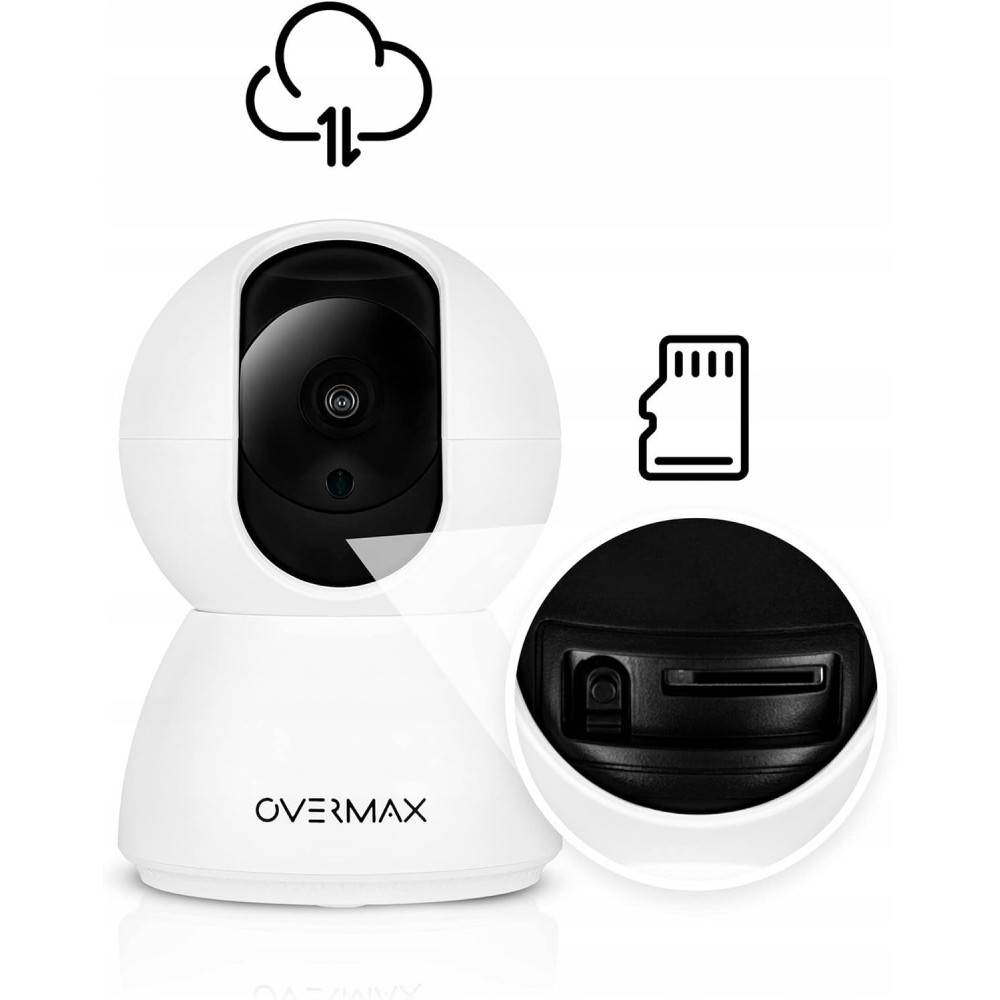 Caméra De Surveillance Intérieur Overmax IP Camspot 3.7 Pro Rotatif WiFi 2.5K / Blanc