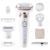 EPILATEUR BRAUN SILK EPIL9 WET & DRY / SES9-360-3D / Blanc et GOLD