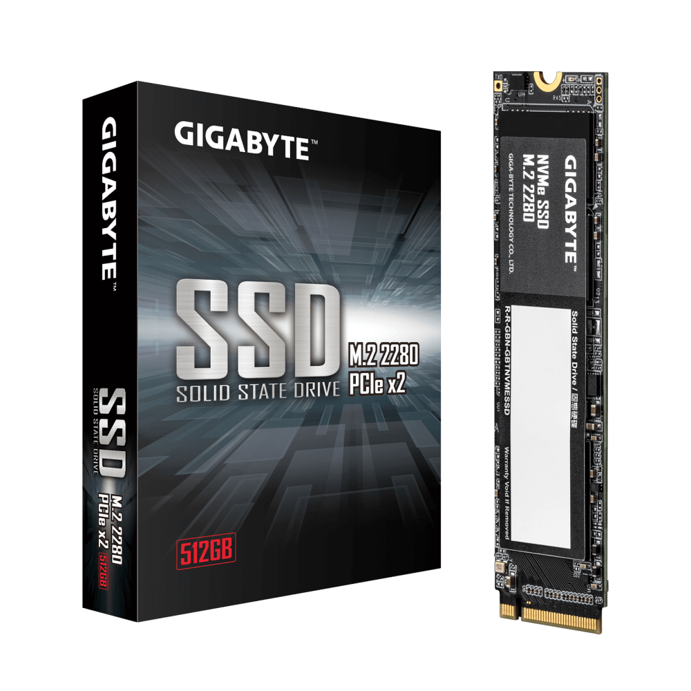 Disque Dur SSD Interne GIGABYTE NVME 512Go RW(1900/1200)