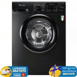 Lave linge CONDOR 6KG / 1000tr/min / NOIR