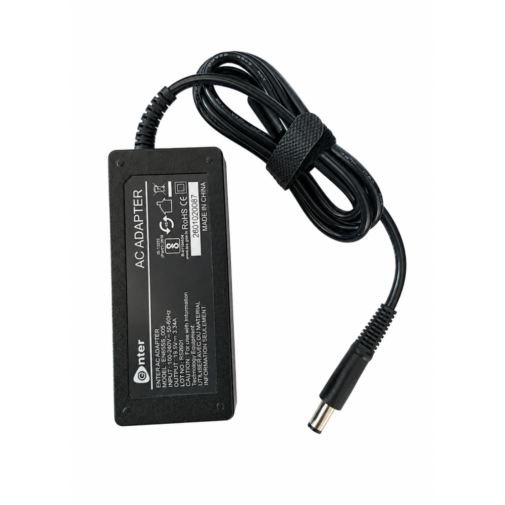 Chargeur Adaptable pour Pc portable DELL 19.5V / 3.34A / Grand Bec