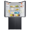 Réfrigérateur Side By Side SAMSUNG/ 4 Portes / 466 Litres No Frost / RF48A4010B4LV / Dark INOX avec Afficheur et Distributeur d'eau