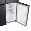 Réfrigérateur Side By Side SAMSUNG/ 4 Portes / 466 Litres No Frost / RF48A4010B4LV / Dark INOX avec Afficheur et Distributeur d'eau