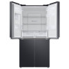 Réfrigérateur Side By Side SAMSUNG/ 4 Portes / 466 Litres No Frost / RF48A4010B4LV / Dark INOX avec Afficheur et Distributeur d'eau
