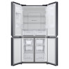 Réfrigérateur Side By Side SAMSUNG/ 4 Portes / 466 Litres No Frost / RF48A4010B4LV / Dark INOX avec Afficheur et Distributeur d'eau
