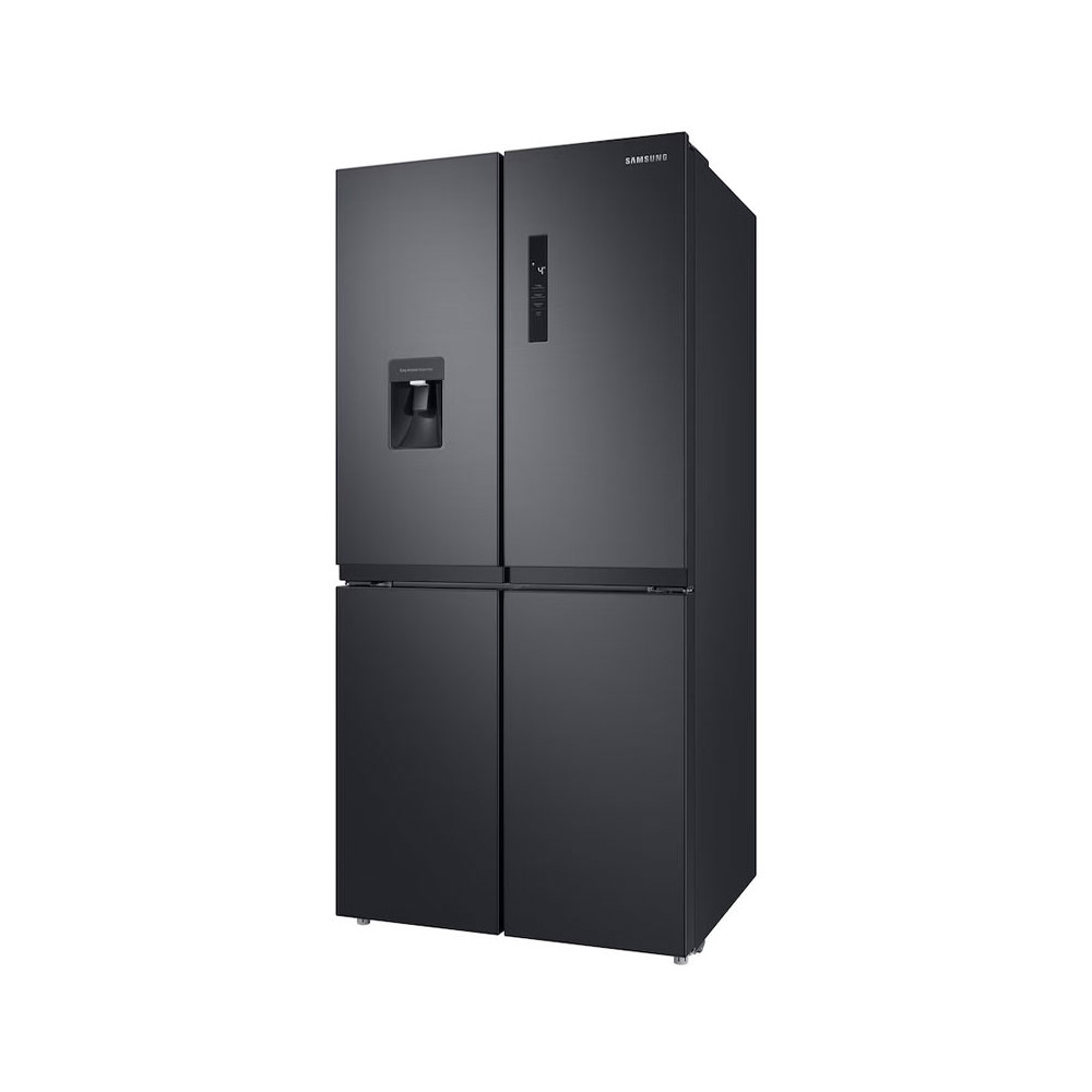 Réfrigérateur Side By Side SAMSUNG/ 4 Portes / 466 Litres No Frost / RF48A4010B4LV / Dark INOX avec Afficheur et Distributeur d'eau