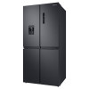 Réfrigérateur Side By Side SAMSUNG/ 4 Portes / 466 Litres No Frost / RF48A4010B4LV / Dark INOX avec Afficheur et Distributeur d'eau