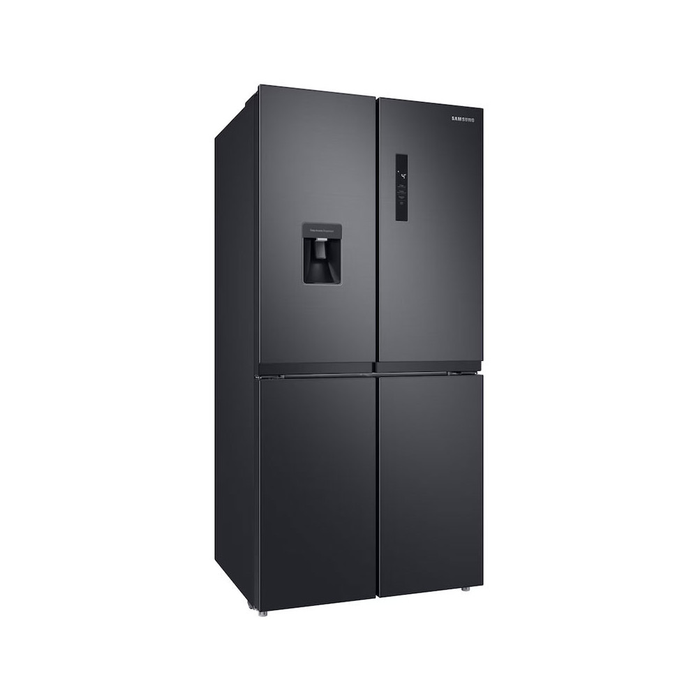 Réfrigérateur Side By Side SAMSUNG/ 4 Portes / 466 Litres No Frost / RF48A4010B4LV / Dark INOX avec Afficheur et Distributeur d'eau