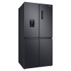 Réfrigérateur Side By Side SAMSUNG/ 4 Portes / 466 Litres No Frost / RF48A4010B4LV / Dark INOX avec Afficheur et Distributeur d'eau