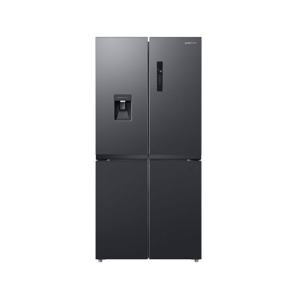 Réfrigérateur Side By Side SAMSUNG/ 4 Portes / 466 Litres No Frost / RF48A4010B4LV / Dark INOX avec Afficheur et Distributeur d'eau