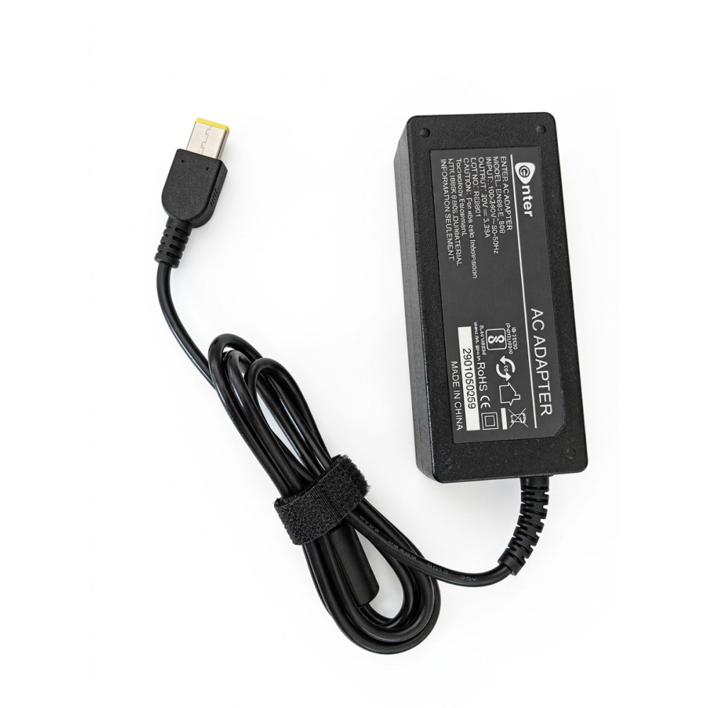 Chargeur Adaptable pour Pc portable LENOVO 20V / 3.25A / USB