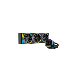 Refroidisseur De Processeur DeepCool LM360 / IPS Display / 360 mm / ARGB / LGA1851 / AM5 / Noir
