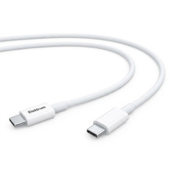 Cable de Charge Elektrum Type C vers Type C  60W / 1M / Blanc