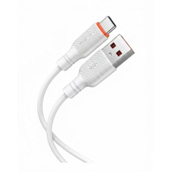 Cable KAKU KSC-1032 USB-A vers Type C / 5A / 1M / Blanc