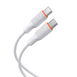 Cable KAKU KSC-1032 Type C vers Type C / 100W / 1M / Blanc