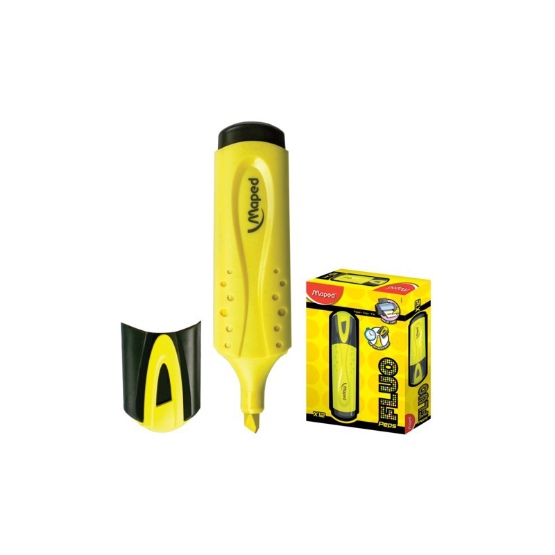 Surligneur Maped Fluo Peps / Jaune