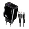 Chargeur JOKADE 141 Avec Câble Micro USB / 5A / Noir