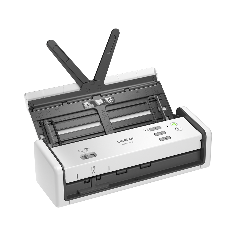 Scanner de documents compact BROTHER ADS-1300 | Noir/Blanc