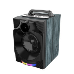 Haut-parleur Super grande Mega Extra / RGB / karaoké / 30W+MIC BT / Noir
