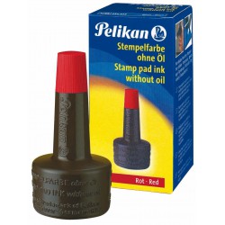 Encre à tampon encreur Pelikan 28 ml Rouge