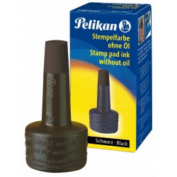 Encre à tampon encreur Pelikan 28 ml Noir