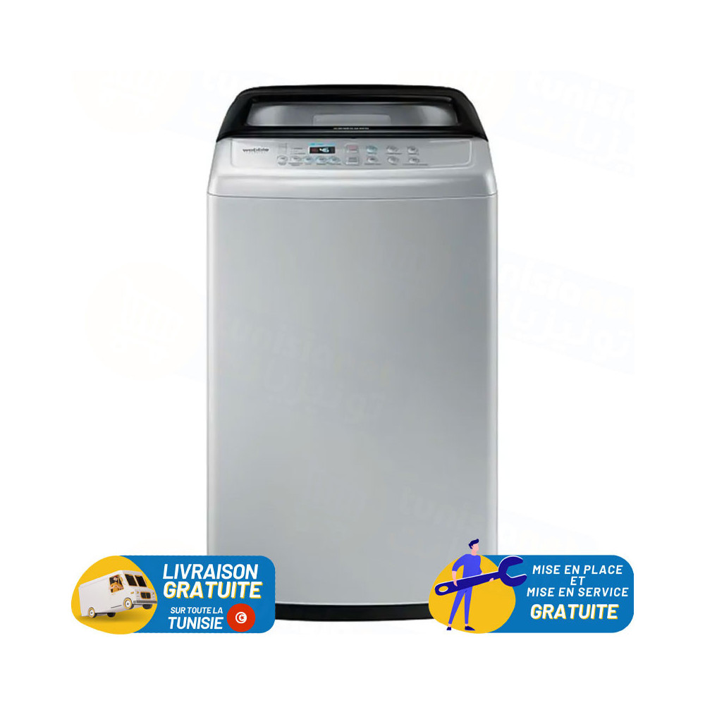 Machine à Laver TOP SAMSUNG  9Kg / WA90H4400SW / Blanc