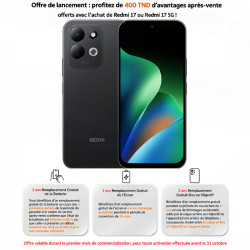 Smartphone XIAOMI Redmi 17 4G / 12GO / 128GO / Noir
