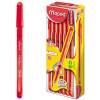 Stylo à Bille Maped Cap Green Ice Pointe Fine / Rouge