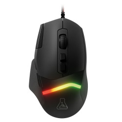Souris filaire gamer The G-Lab Kult Palladium RGB 12800 DPI / Noir