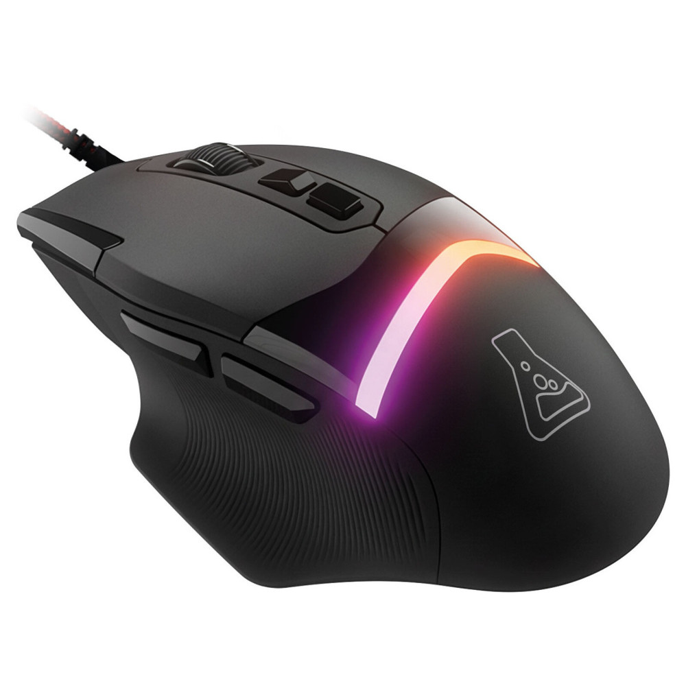 Souris filaire gamer The G-Lab Kult Palladium RGB 12800 DPI / Noir