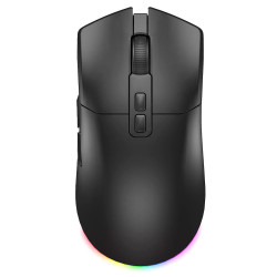 Souris Sans fil gamer The G-Lab Kult Silicium / RGB / 12800 DPI / Noir