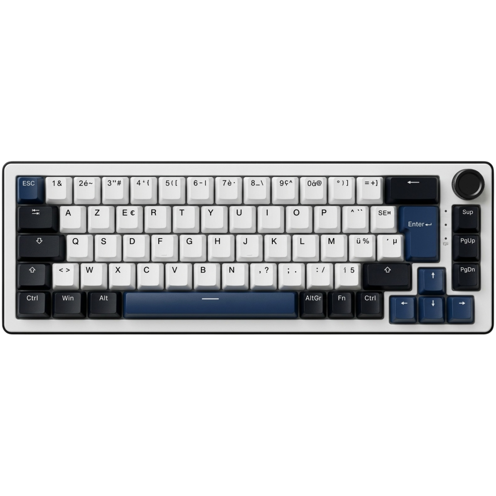 Clavier Mecanique gaming sans fil The G-LAB ELITE 200 BW TKL / Blanc/Noir